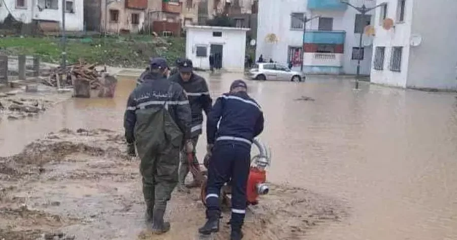 Intervention de la protection civile